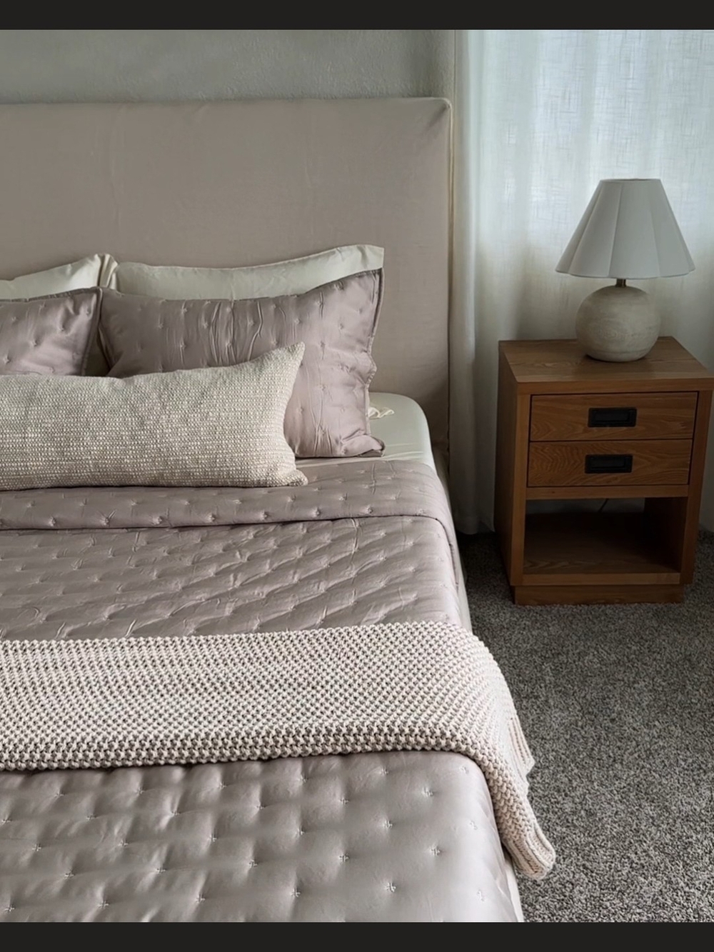 Quince Bamboo Dream Quilt - King/Cal-King With Shams - Sand - Picture 2 of 7